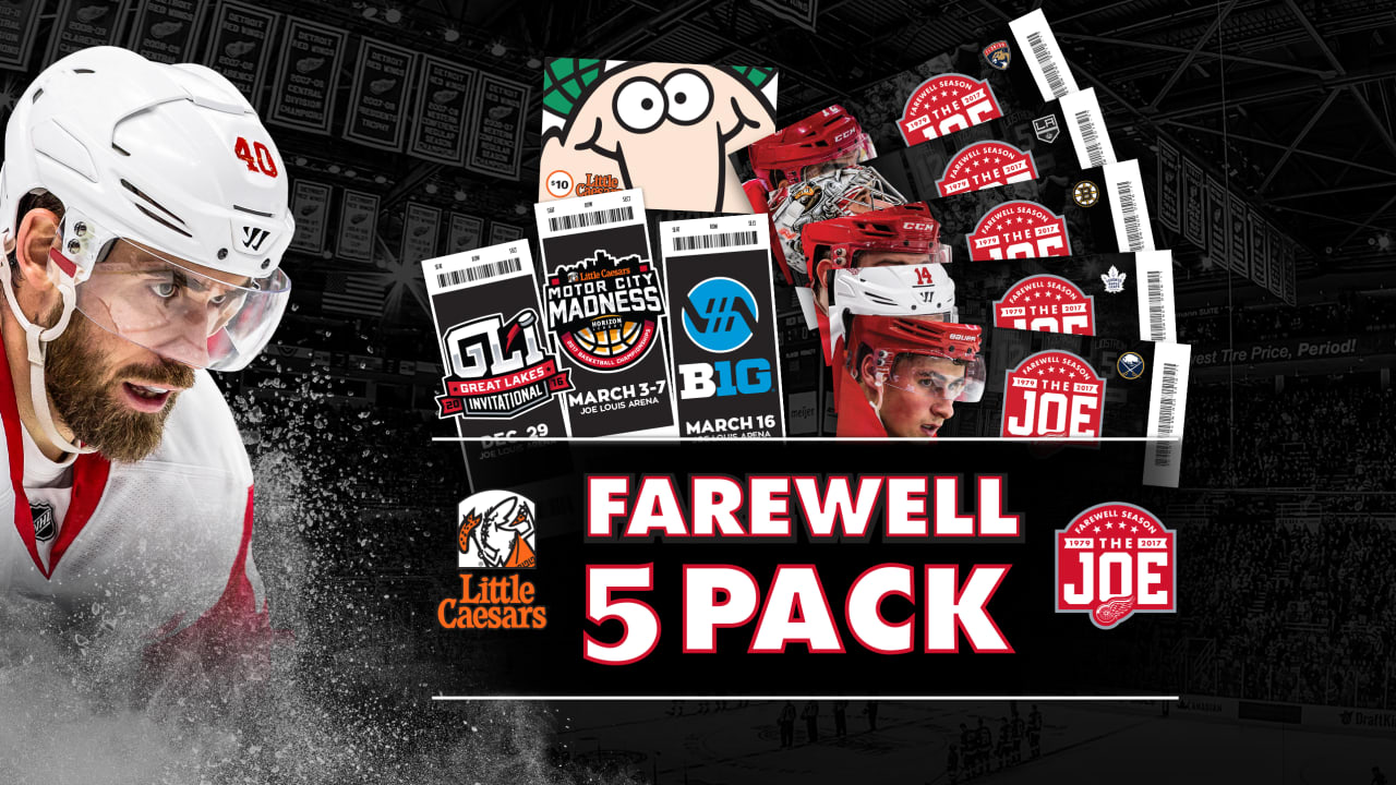 Little Caesars Farewell 5 Packs now available Detroit Red Wings