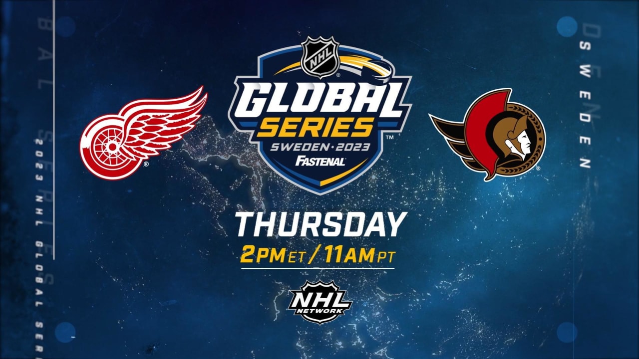 Red Wings vs. Senators in Sweden