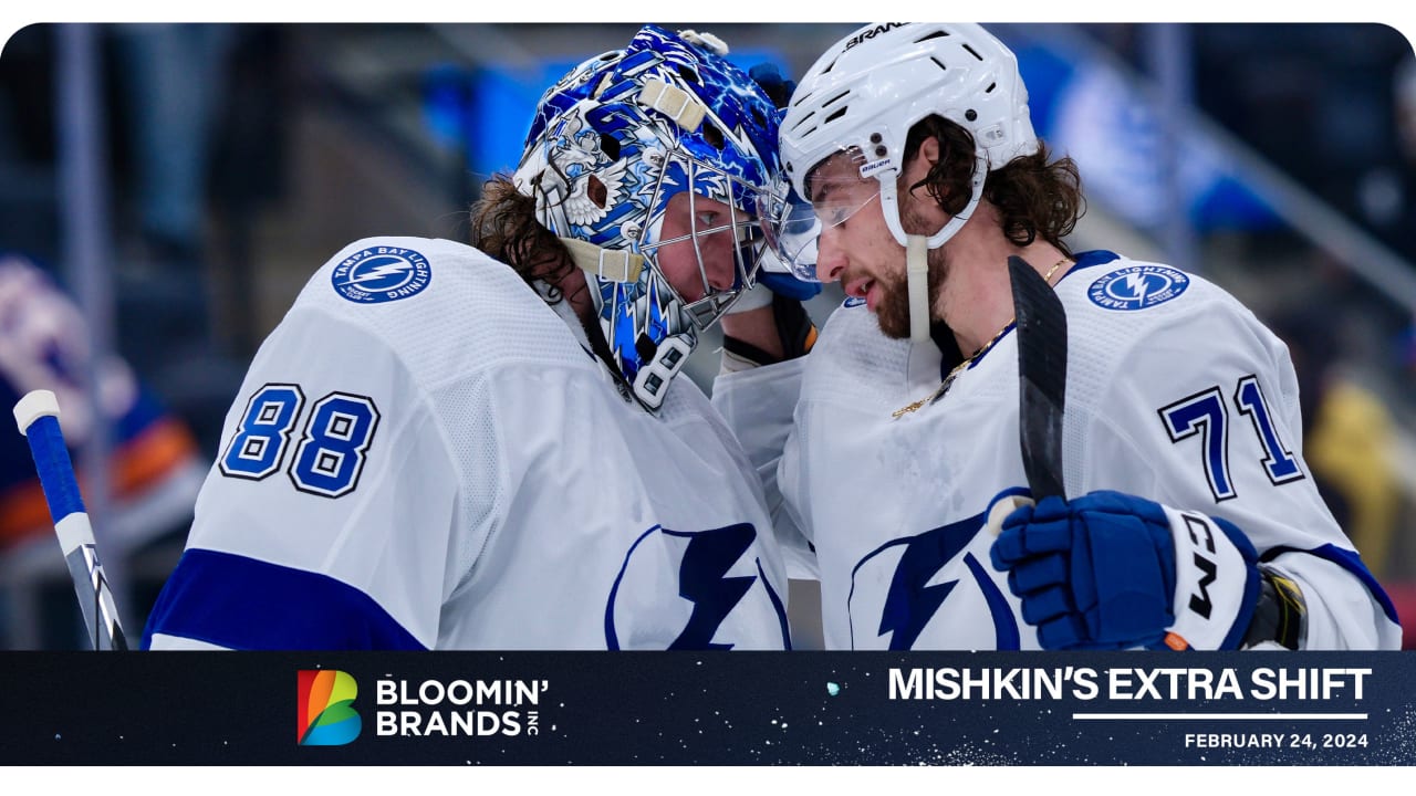 Mishkin's Extra Shift Lightning 4, Islanders 2 Tampa Bay Lightning