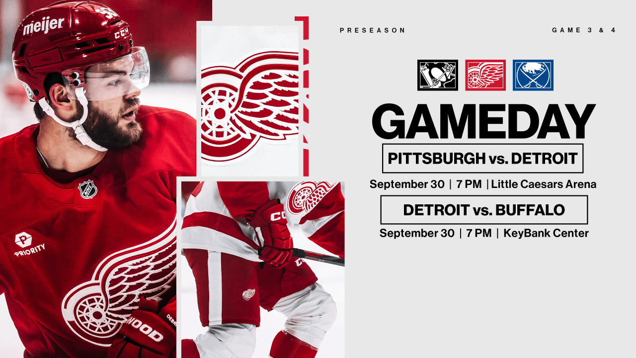 preview-red-wings-ready-for-preseason-split-squad-action-will-host-penguins-and-visit-sabres-on-monday-detroit-red-wings