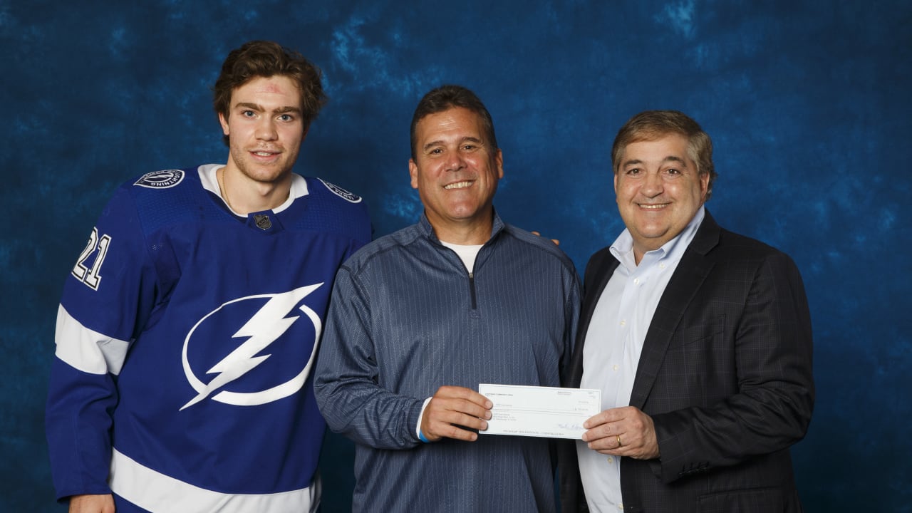 Tim Rivers honored as Lightning Community Hero | Tampa Bay Lightning