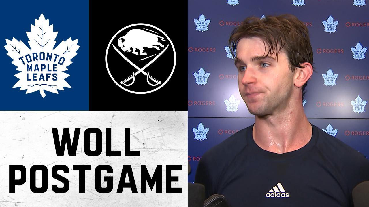Joseph Woll Post Game Toronto Maple Leafs