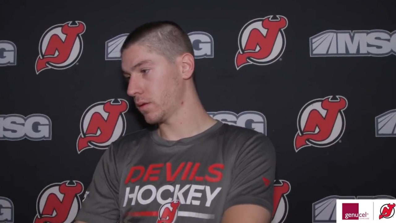 Nathan Bastian | CAMP RAW 9.24.23 | New Jersey Devils