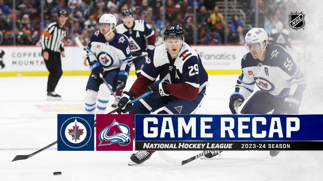 Recap: Colorado Avalanche @ Winnipeg Jets - Arctic Ice Hockey