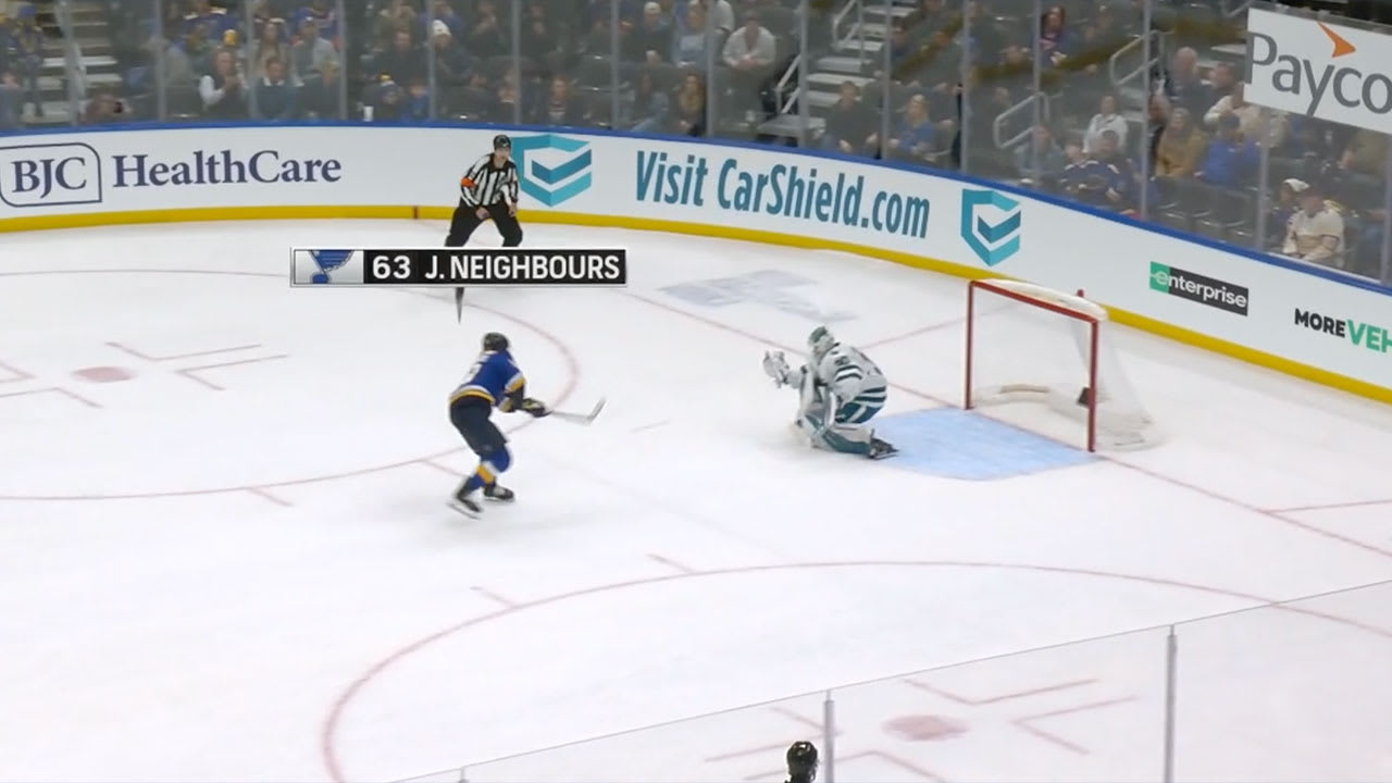 SJS@STL: Neighbours scores shootout goal to win game | St. Louis Blues