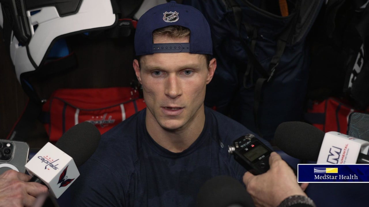 Jakob Chychrun Postgame Washington Capitals jakob-chychrun-postgame-washington-capitals