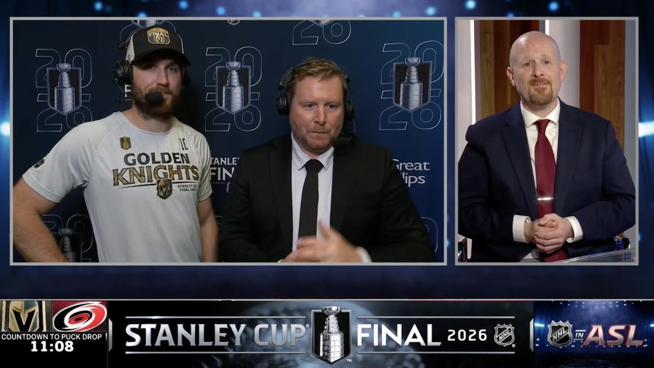 Sissons NHL in ASL interview