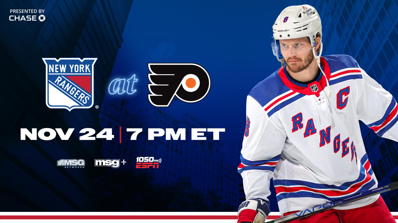 Pregame Notes: Rangers At Flyers | New York Rangers