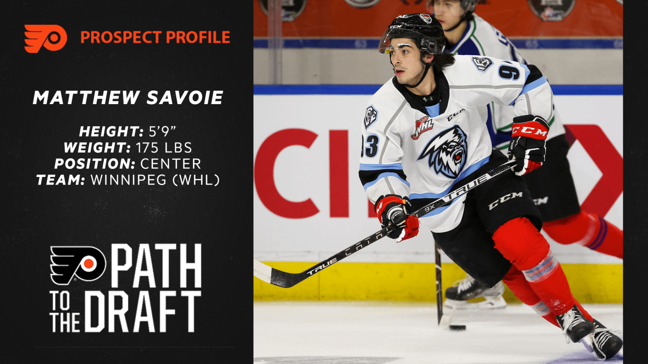 Draft Prospect Profile Matthew Savoie Philadelphia Flyers
