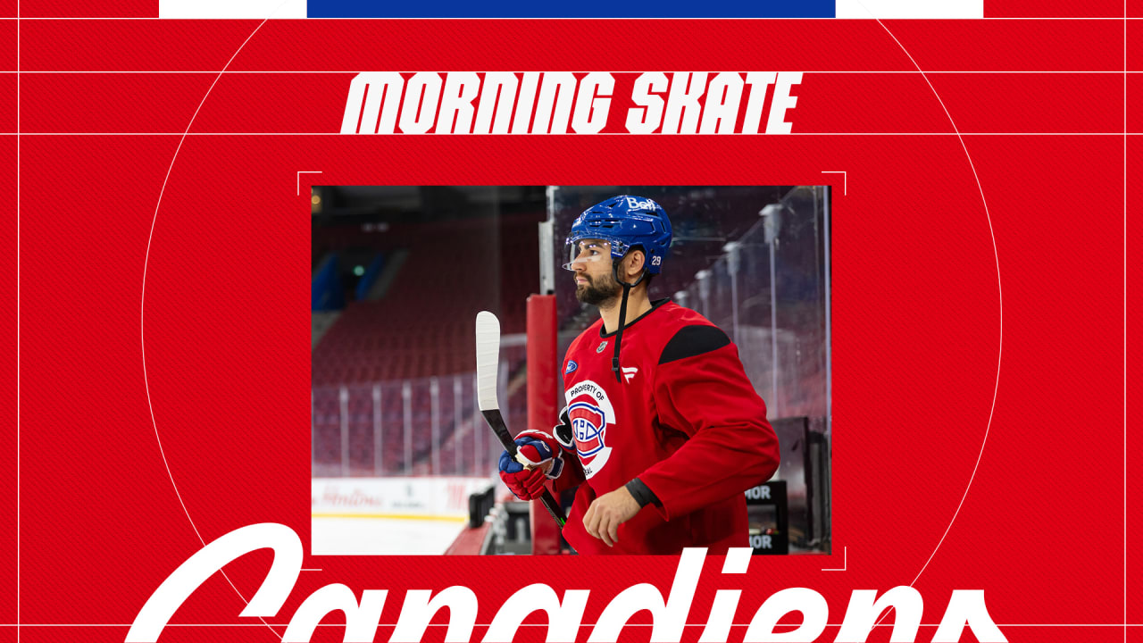 Lines and defense pairings at morning skate – Oct. 18 | Montréal Canadiens