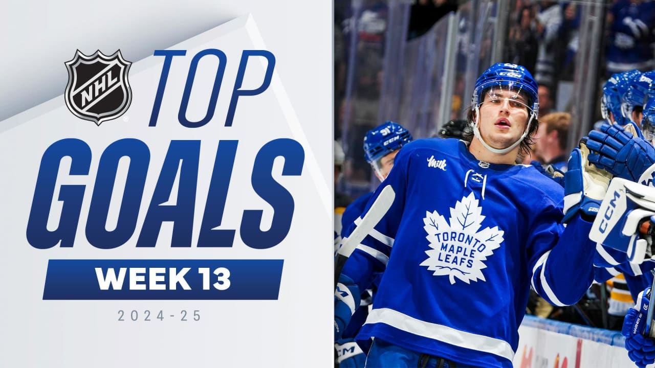 Top Goals from Week 13 of the 202425 NHL Season