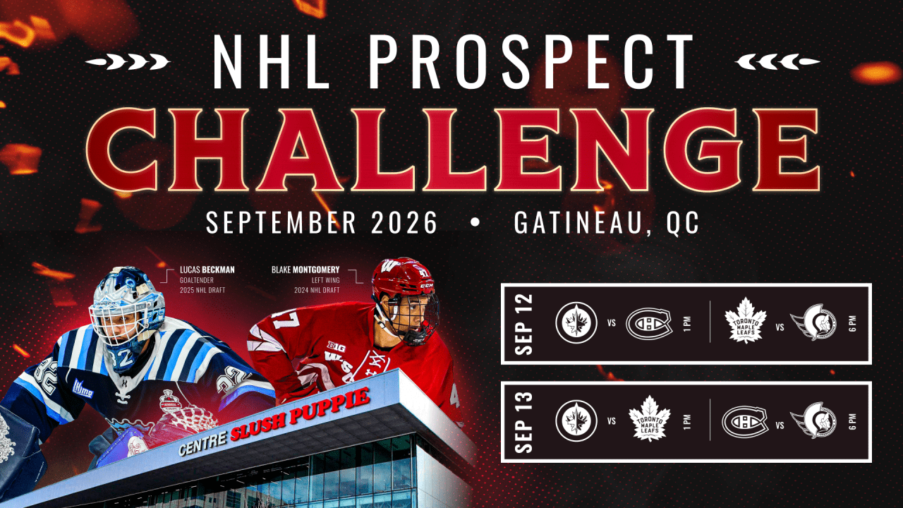 Sens to host NHL Prospect Challenge in Gatineau this September