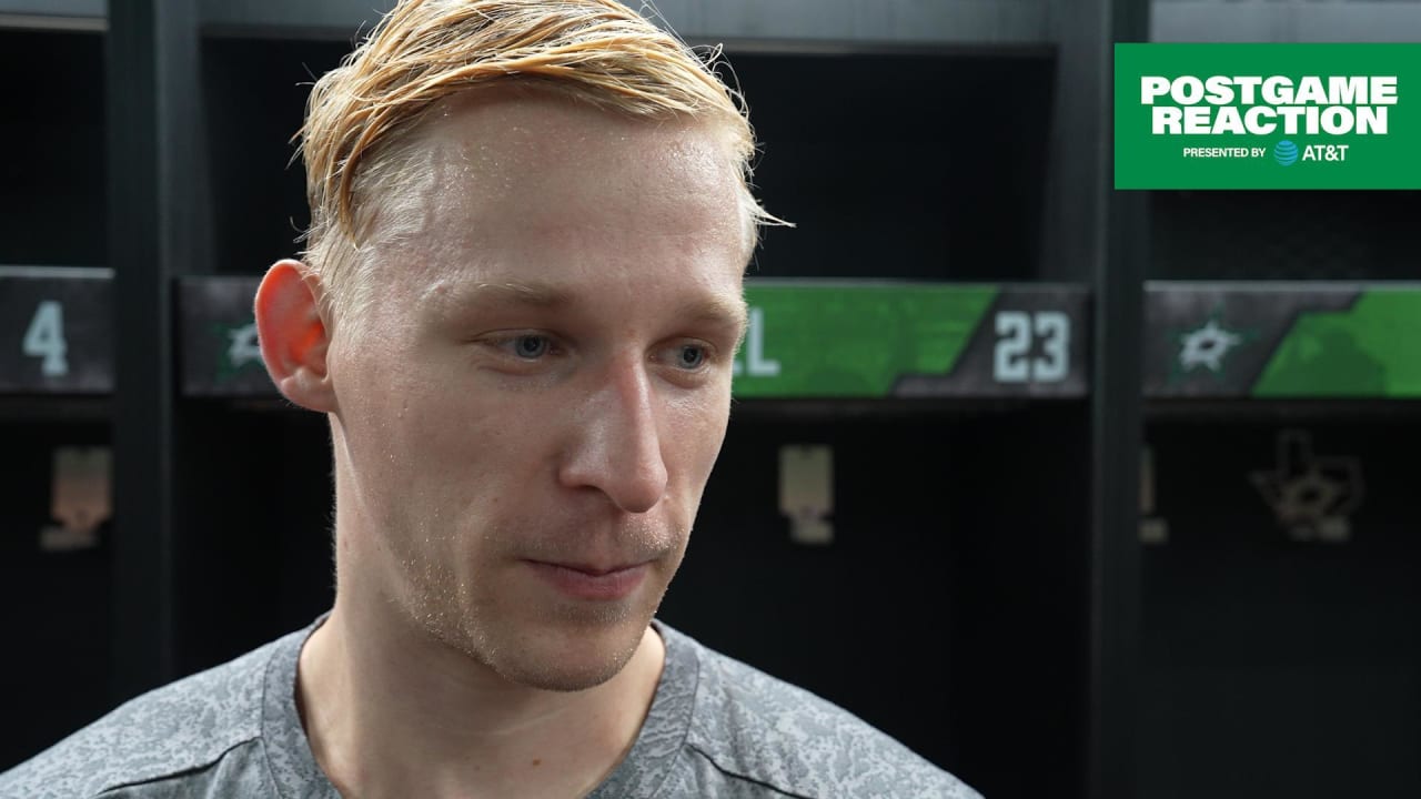 STLDAL Postgame Esa Lindell Dallas Stars