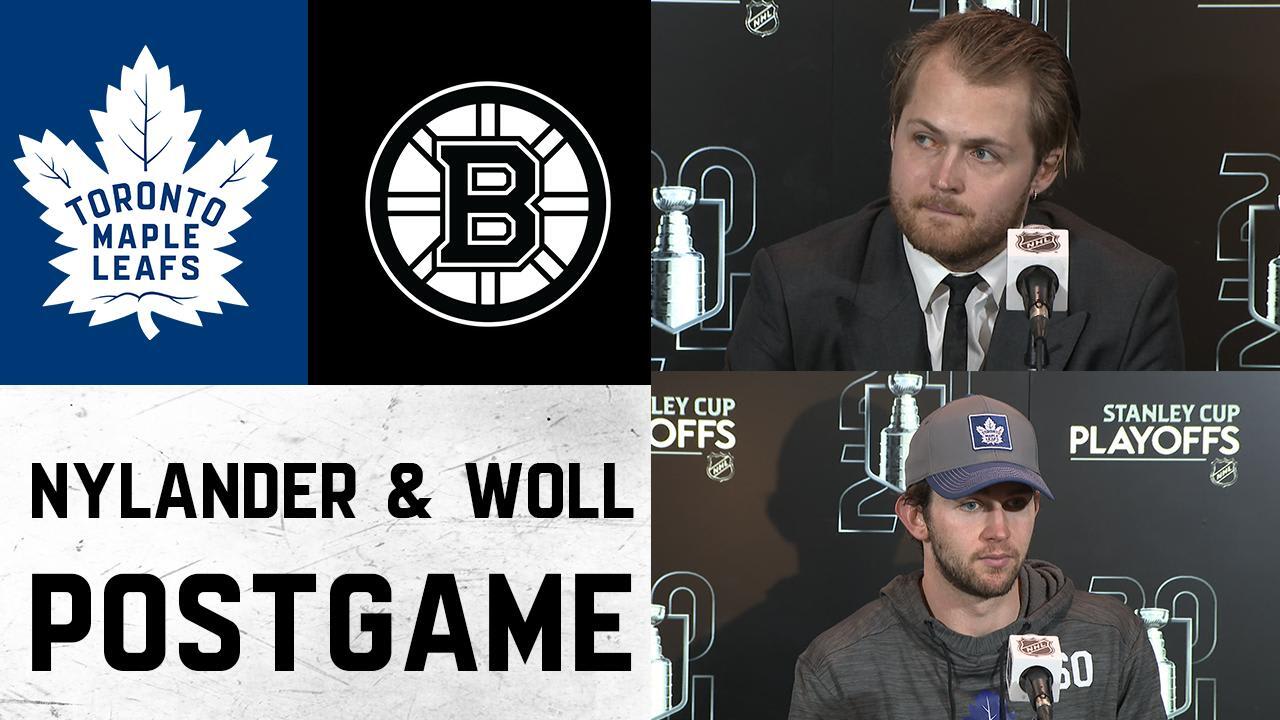 William Nylander & Joseph Woll Post Game Toronto Maple Leafs