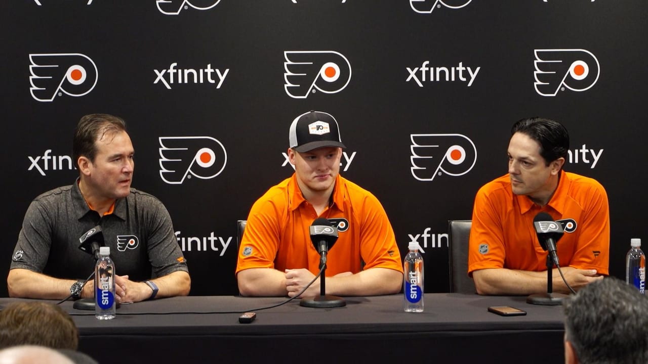 7/24 Flyers Press Conference: Matvei Michkov | Philadelphia Flyers