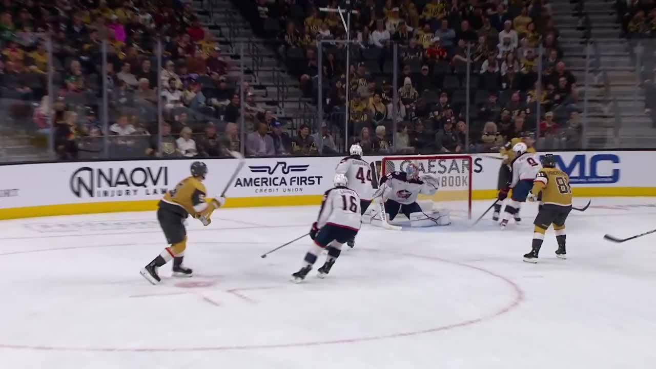 CBJ@VGK: Eichel scores goal against Daniil Tarasov | Vegas Golden Knights