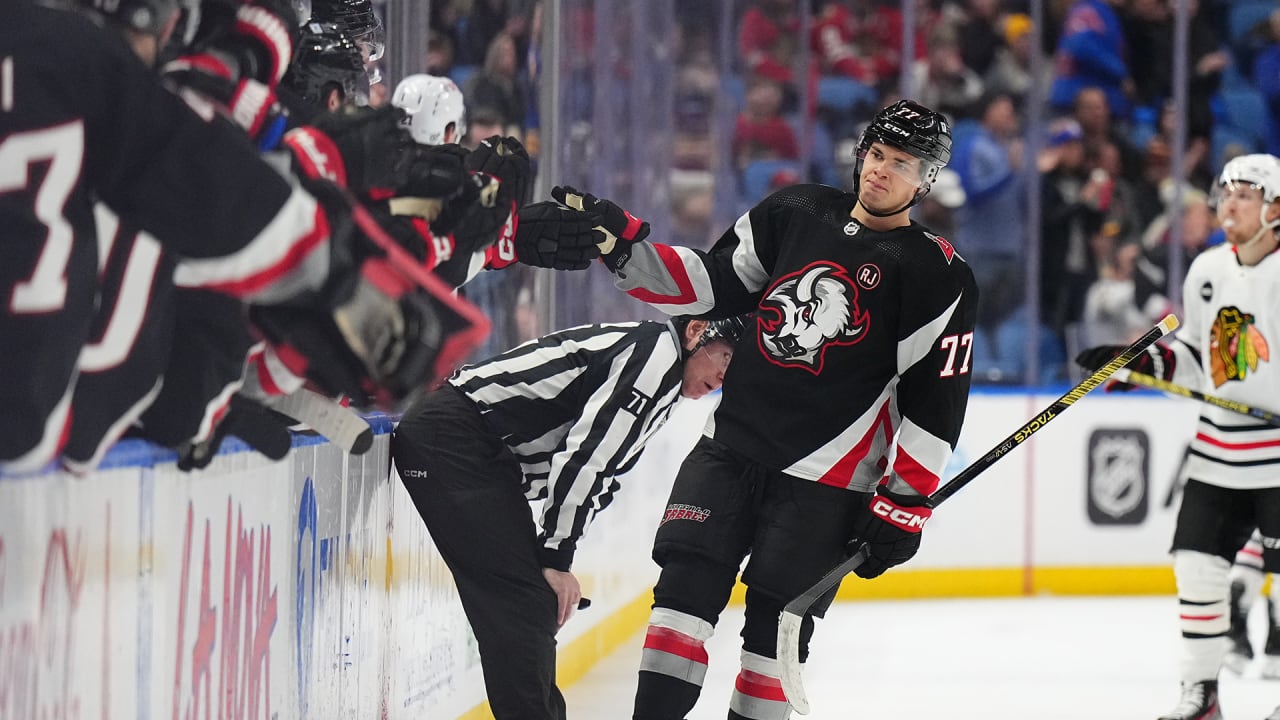 Peterka Scores From Below Goal Line | NHL.com