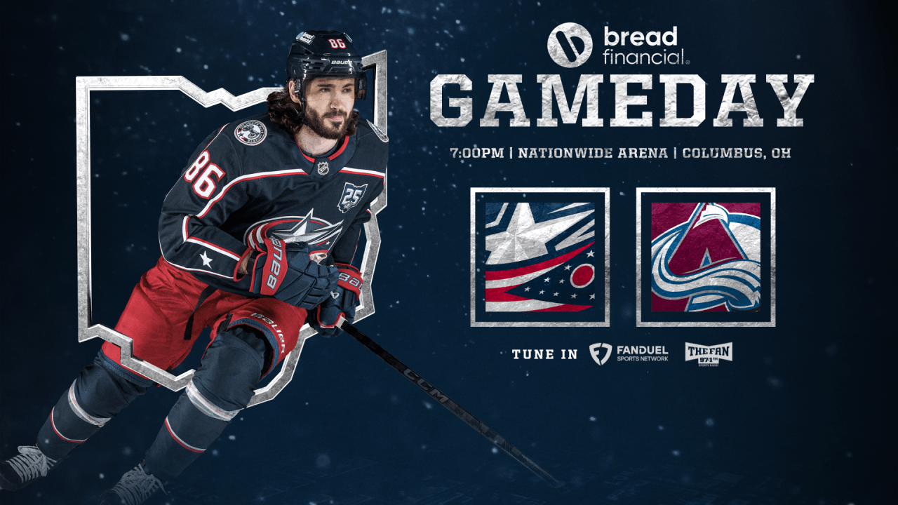 PREVIEW: Blue Jackets welcome Avalanche to Nationwide Arena | Columbus Blue Jackets