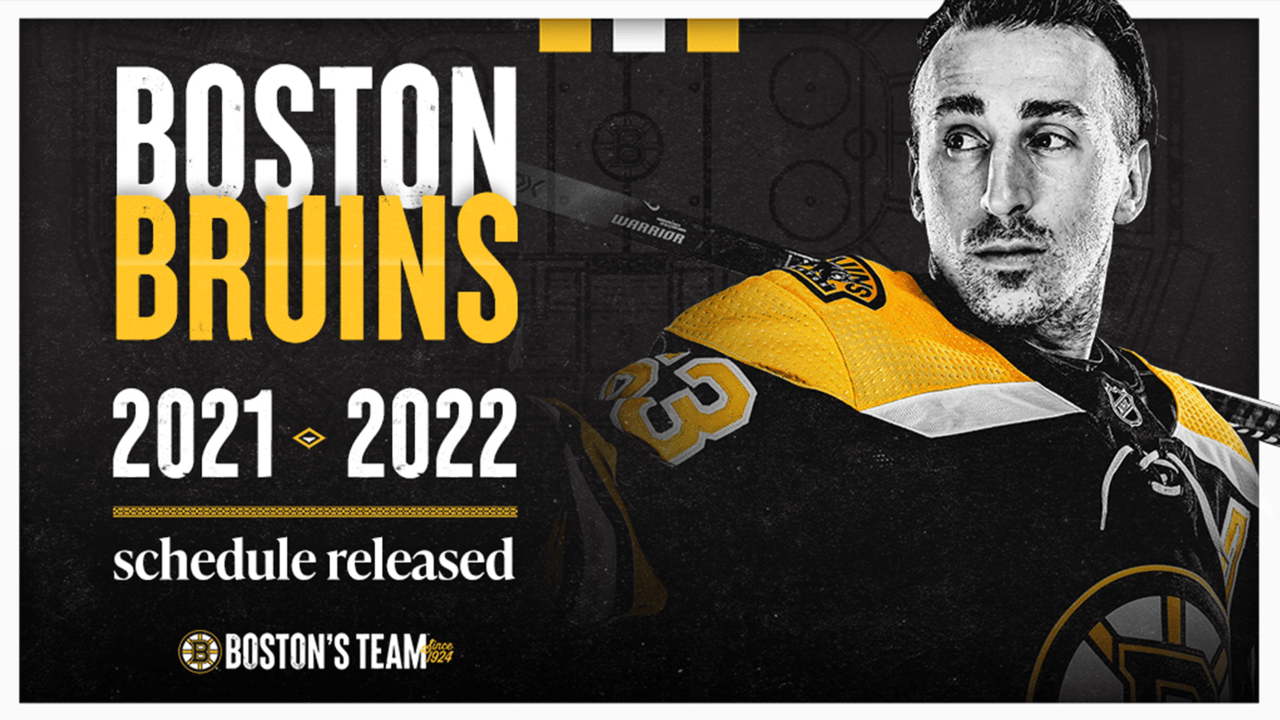 NHL Announces Boston Bruins 202122 Regular Season Schedule Boston Bruins
