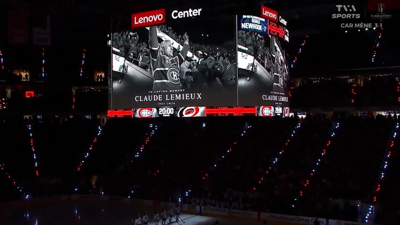 MTL@CAR: Pregame tribute to Claude Lemieux - NHL.com