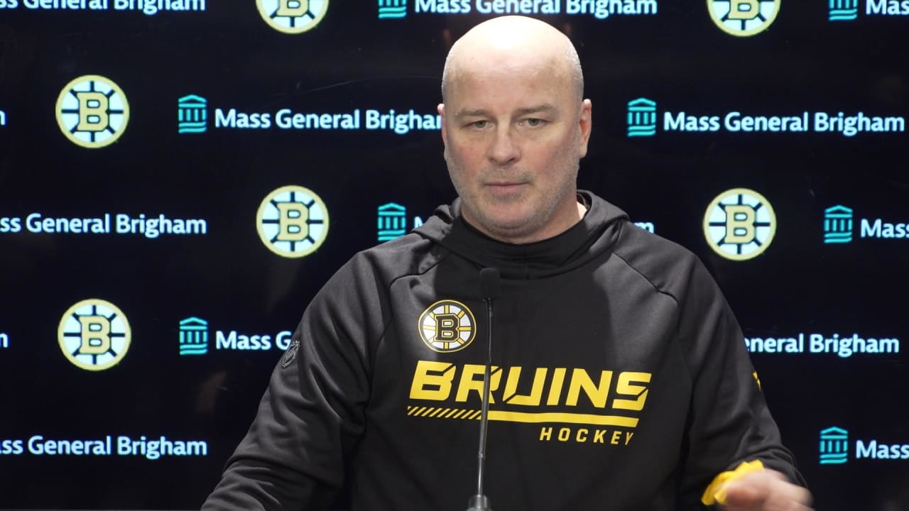 Press Room: Jim Montgomery | Boston Bruins