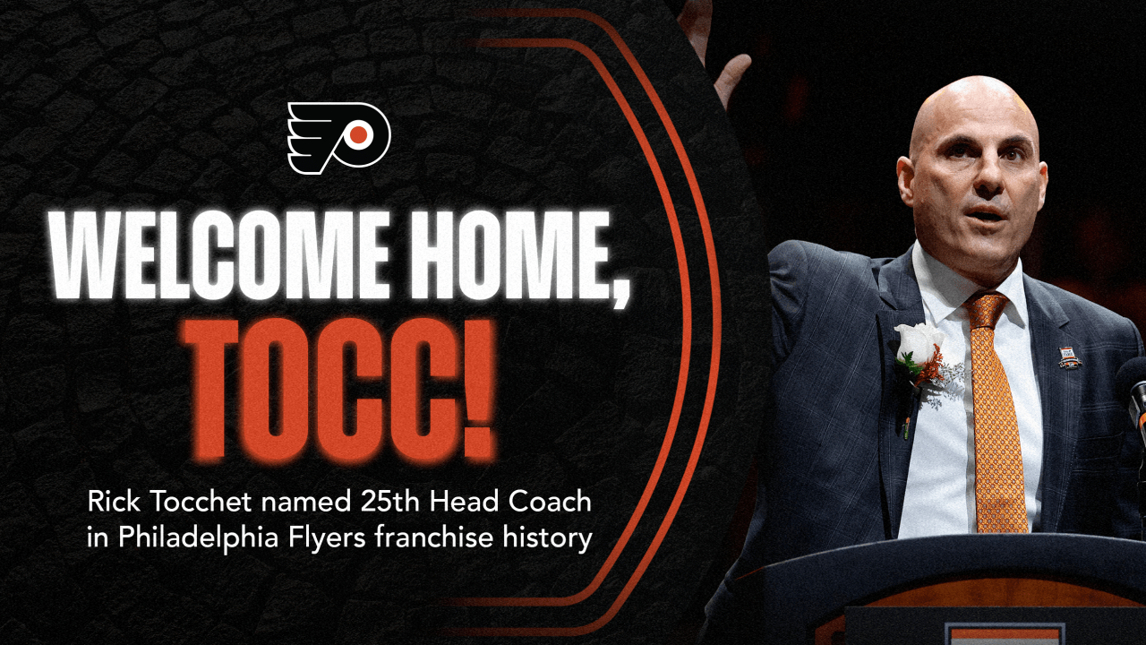 Flyers Name Rick Tocchet Head Coach | Philadelphia Flyers