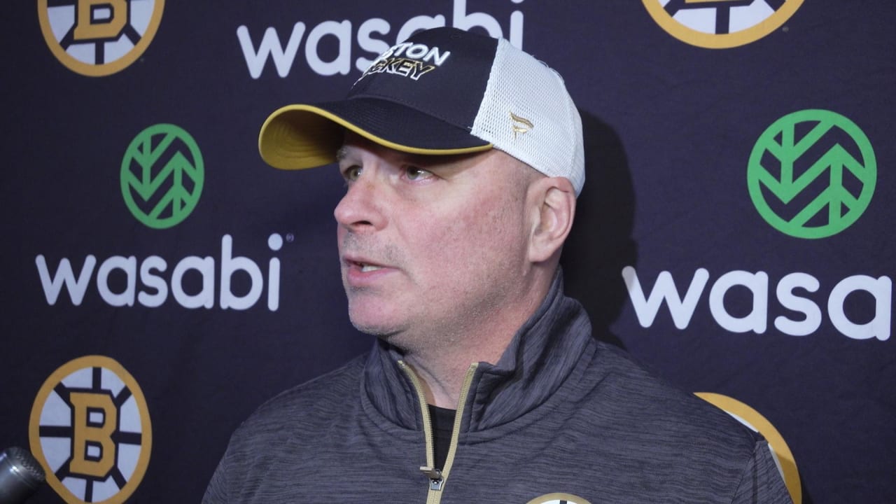 Press Room: Jim Montgomery | Boston Bruins