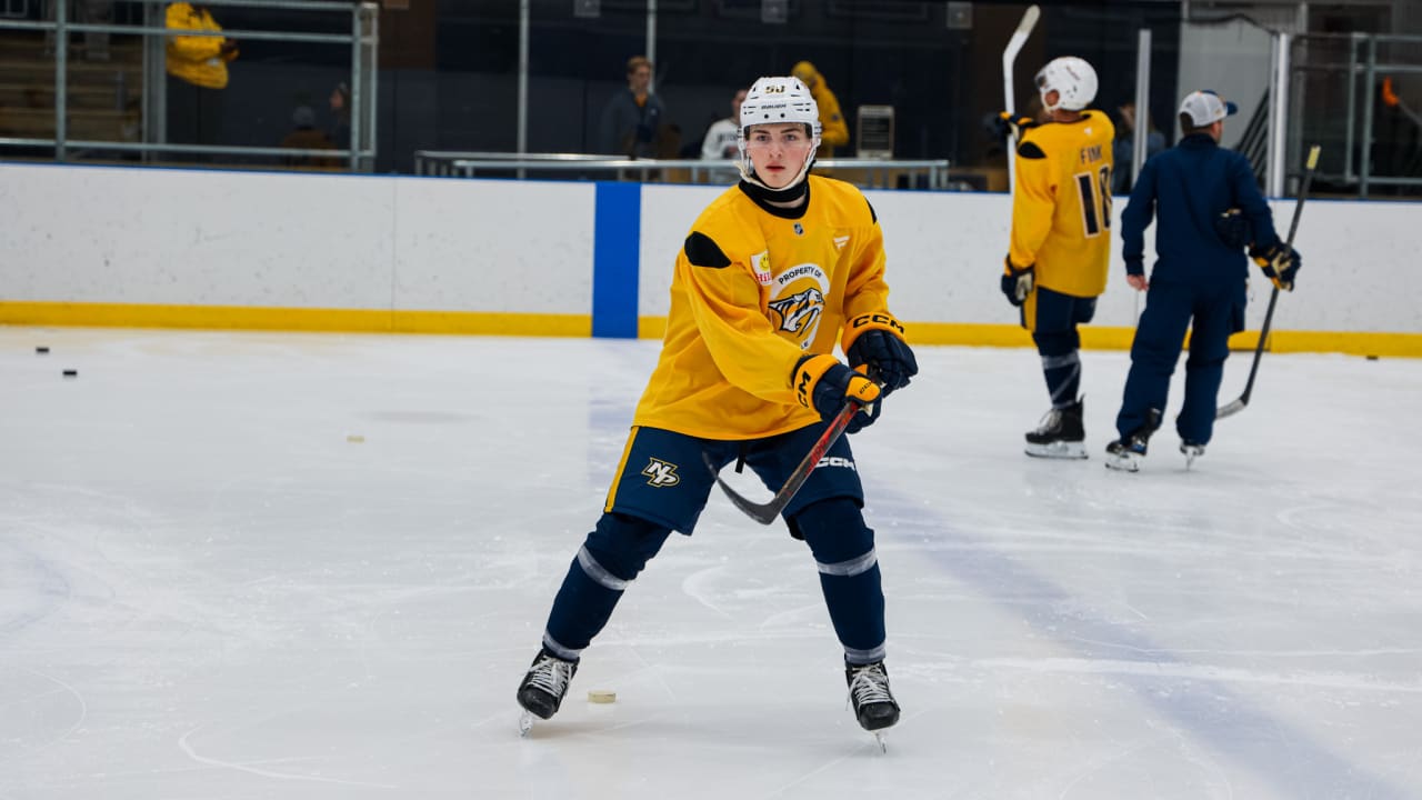 Preds Prospects Getting to Work, Taking in Every Moment as Development Camp Begins