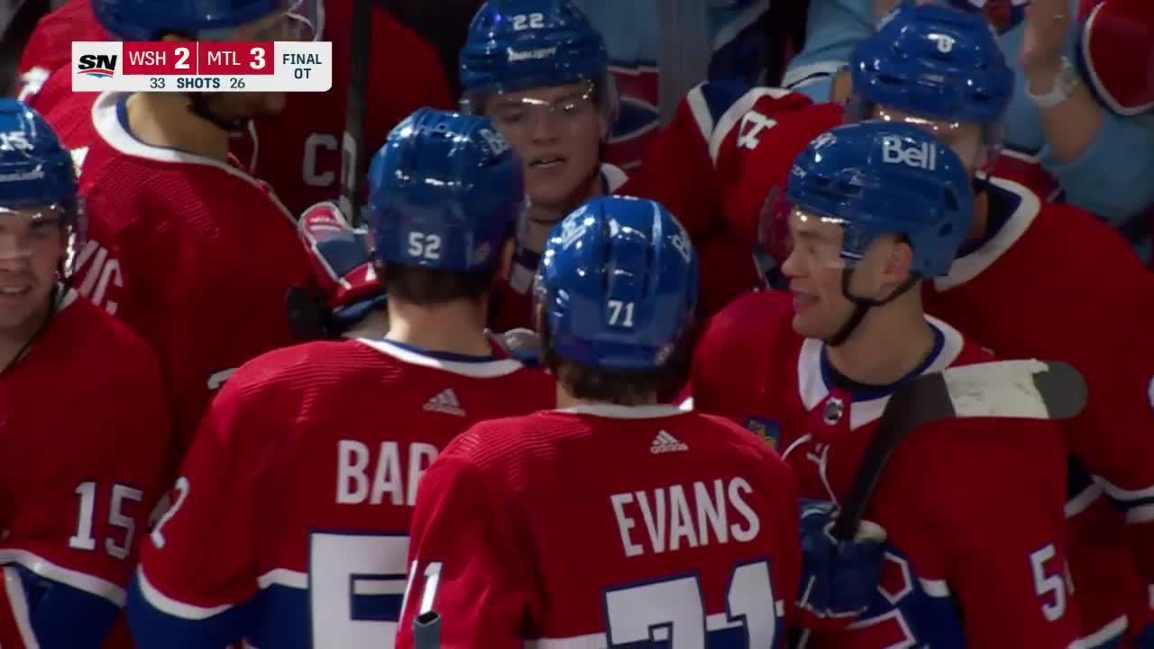 WSH@MTL: Caufield Scores OT Winner | Montréal Canadiens