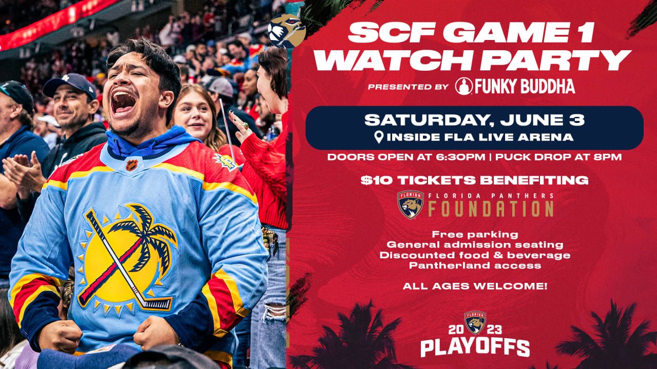 Panthers announce watch parties at FLA Live Arena for Stanley Cup