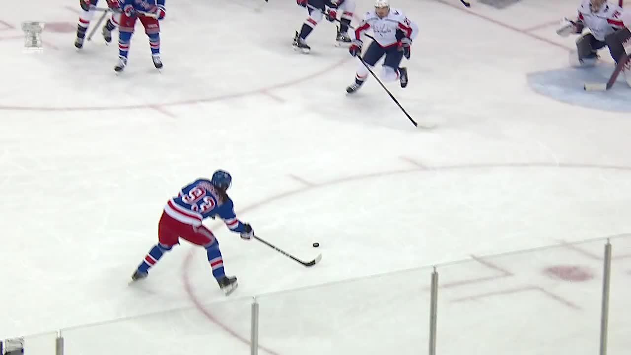 WSH@NYR: Zibanejad scores goal against Charlie Lindgren | New York Rangers