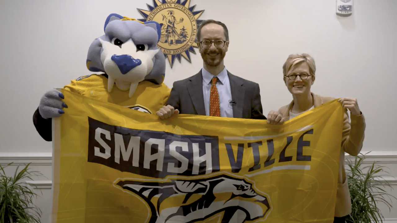 Nashville Mayor Proclaims Oct. 10 'Nashville Predators Golden Pride Day ...