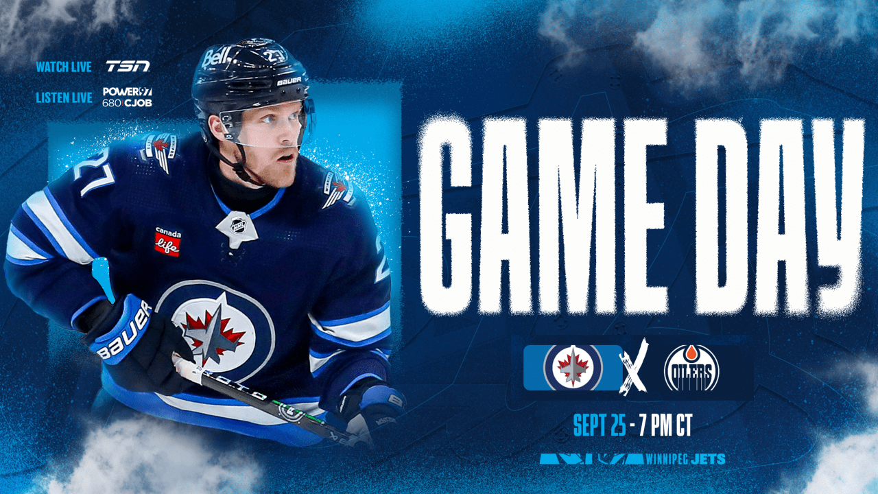 GAMEDAY Oilers at Jets Winnipeg Jets