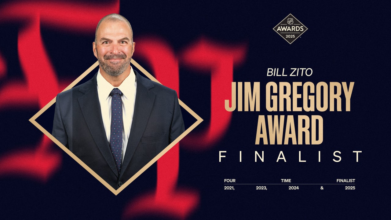 Florida Panthers President of Hockey Ops. & General Manager Bill Zito Named Finalist for 2024-25 Jim Gregory GM of the Year Award | Florida Panthers