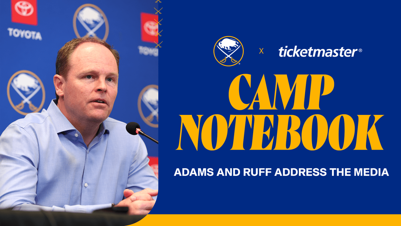 Camp Notebook | Adams and Ruff address the media