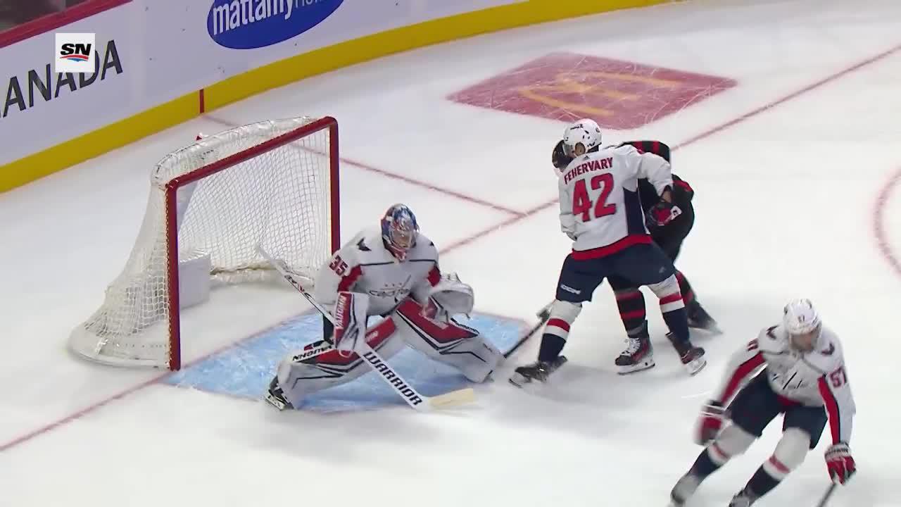 Claude Giroux with a Goal vs. Washington Capitals Ottawa Senators