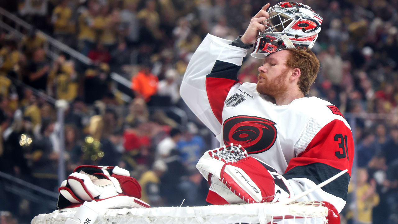 Andersen Replaced to Start Third Period for Hurricanes in Game 3 of Stanley Cup Final