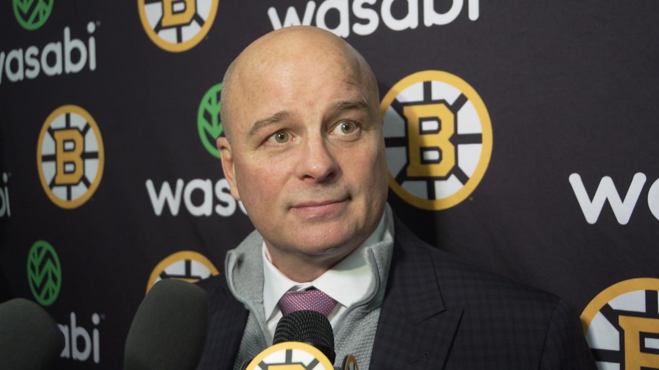 Press Room: Jim Montgomery | Boston Bruins