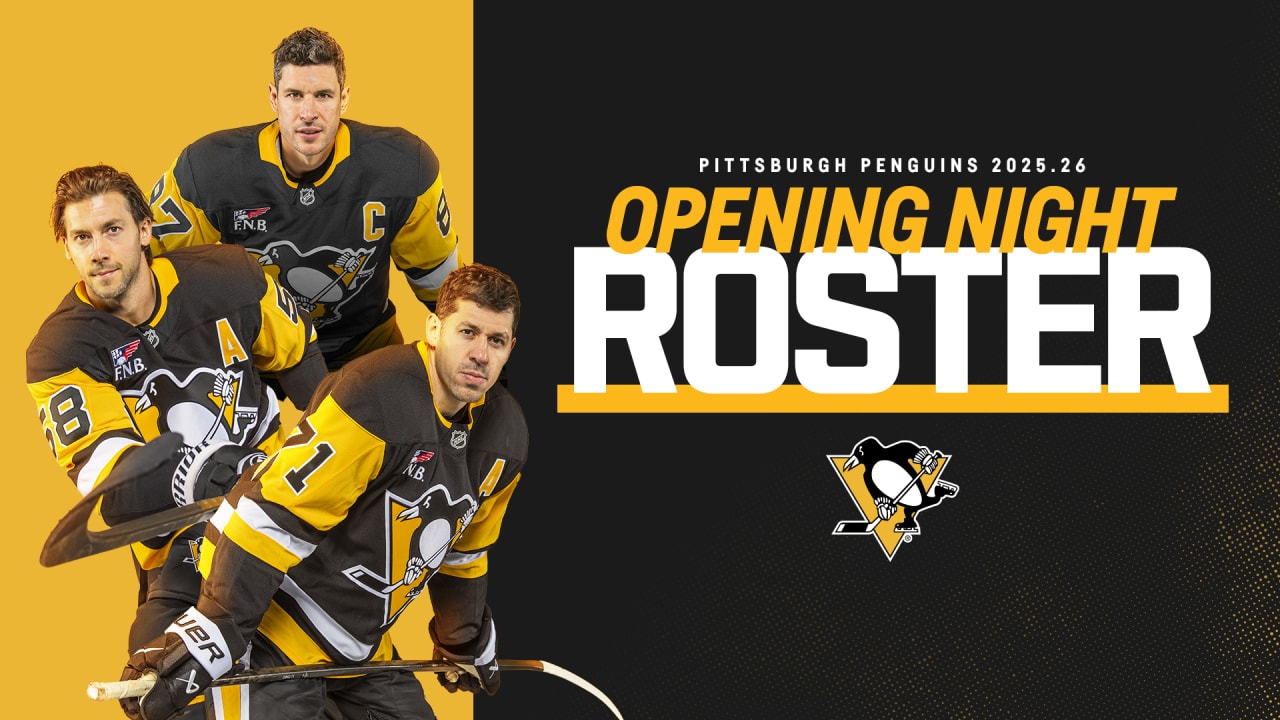 Penguins Finalize Roster for the 2025.26 Season | Pittsburgh Penguins