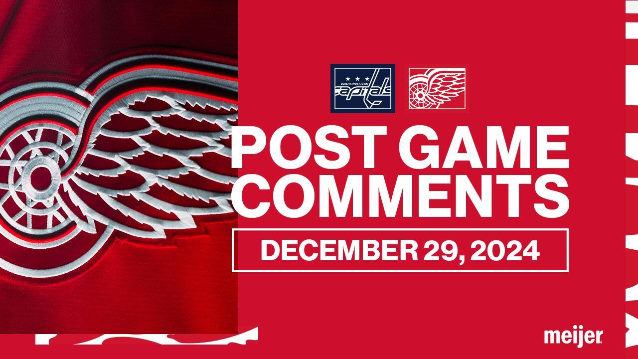 Meijer Postgame Comments 12/29/24 Detroit Red Wings