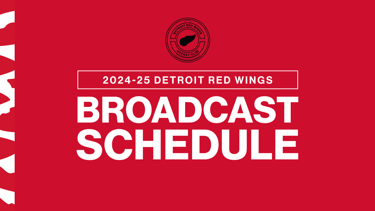 Red Wings, Bally Sports Detroit and Audacy announce broadcast schedule for 2024-25 season | Detroit Red Wings