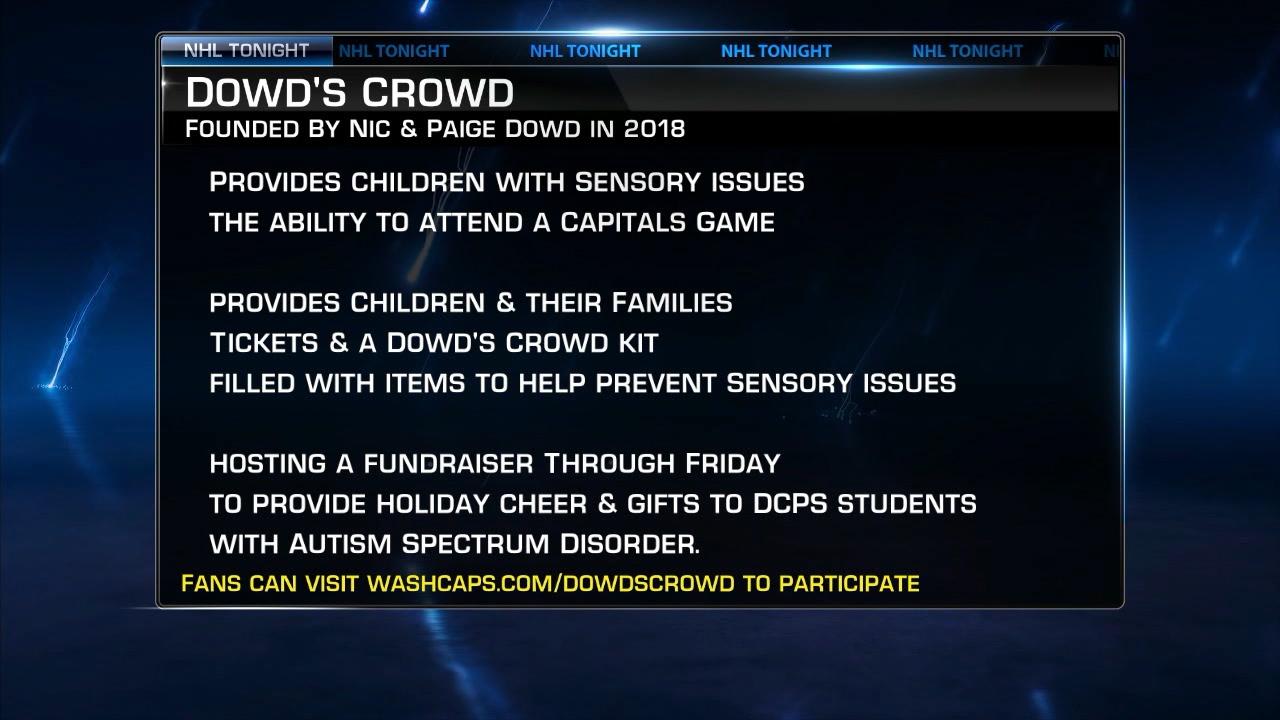 Dowd Family Launches 'Dowd's Crowd' Fundraiser, Continuing Work To Help  Capitals Fans With Sensory Needs
