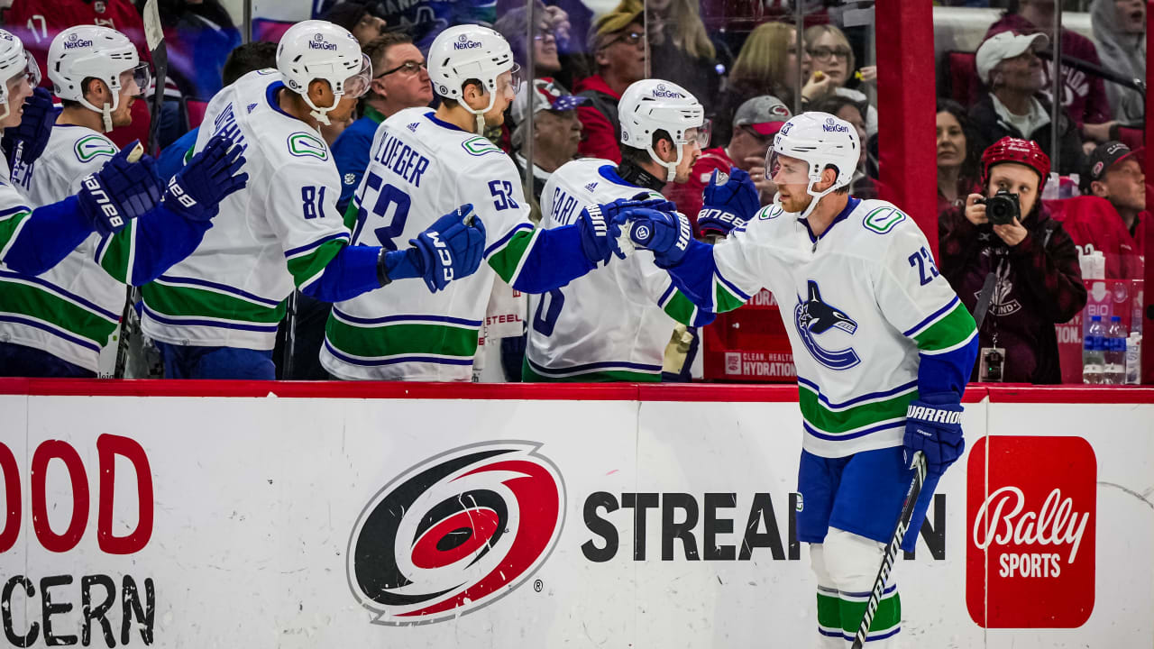 Nils Lindholm Impresses in Debut, Canucks Defeat Hurricanes