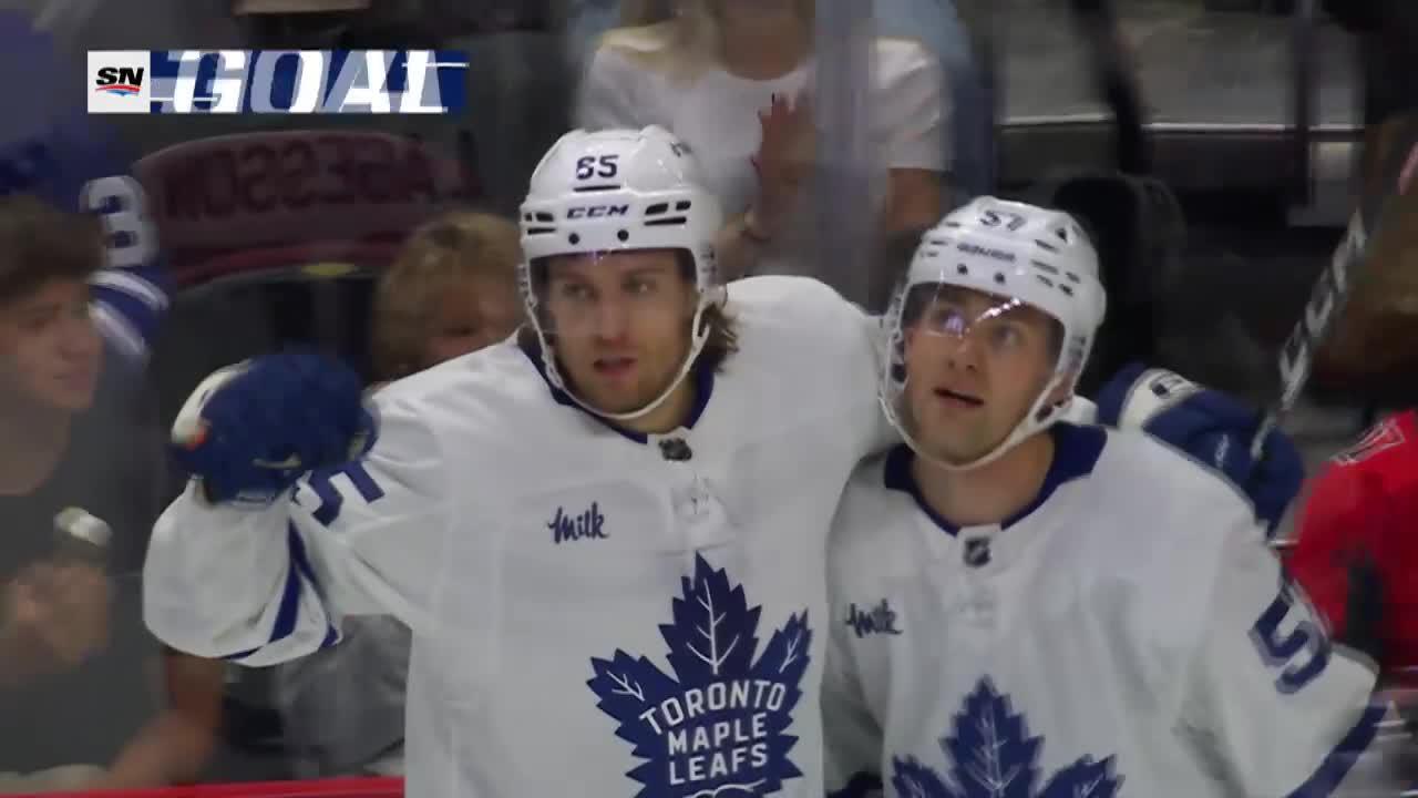 Lagesson rips it in | Toronto Maple Leafs