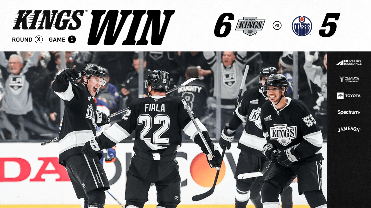Kings Stun Oilers with Late Heroics in Wild Game 1 Thriller