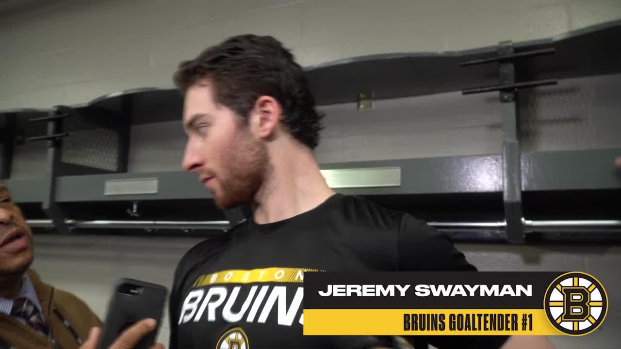 Locker Room Raw: Swayman | Boston Bruins