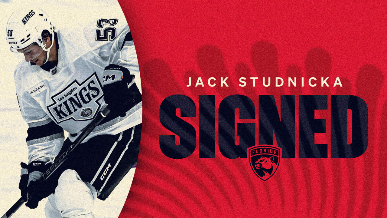 Florida Panthers Agree to Terms with Forward Jack Studnicka on One-Year, Two-Way Contract | Florida Panthers