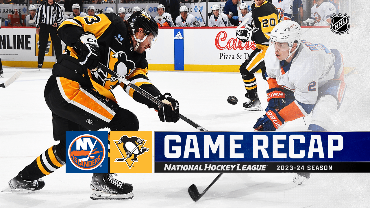 Nedeljkovic Makes 37 Saves, Penguins Stop Islanders For 3rd Straight ...