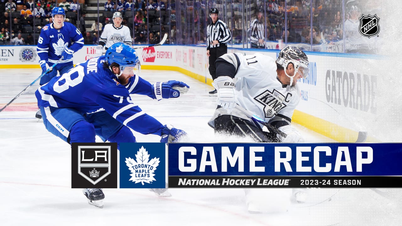 Nylander sets Maple Leafs point streak record in loss to Kings - NHL.com
