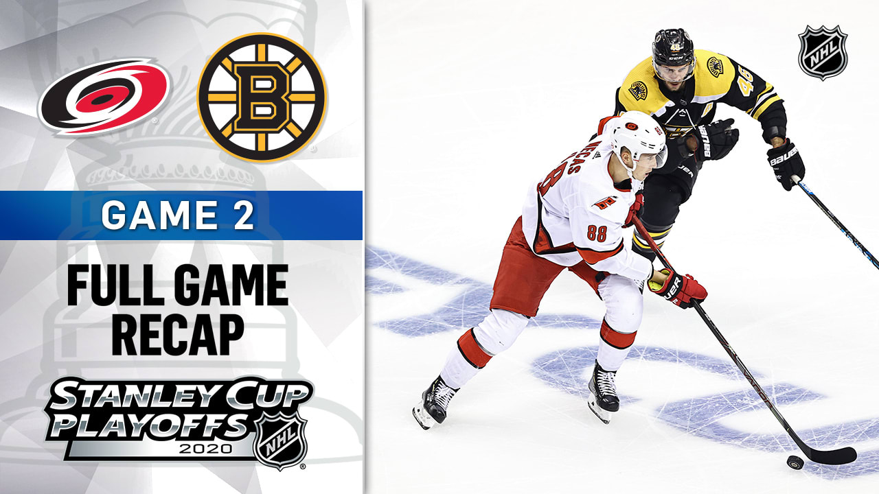 Нхл плей офф видео обзор. Boston Bruins vs. Carolina Hurricanes logo